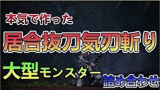 【ＭＨＷＩ】 太刀愛好家による本気で作った居合抜刀気刃斬り集 Longsword  〜Iai Spirit Slash〜