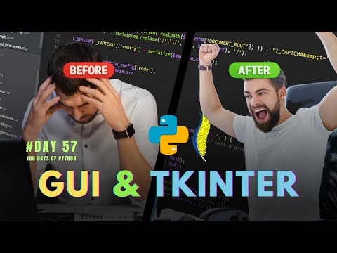 What is GUI Programming | What is Tkinter | 100 Days of Python: Day 57