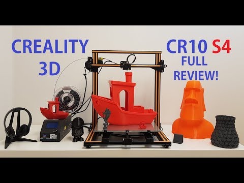 Creality CR10 S4 3D printer Full Review! Is it better then CR10S?