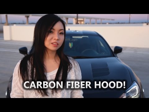 Her Carbon Fiber Hood from Seibon Install DIY (BRZ)