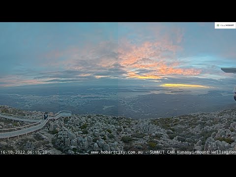 16th of October 2022 - kunanyi / Mount Wellington - Hobart Tasmania Australia Daily 4K Time-lapse
