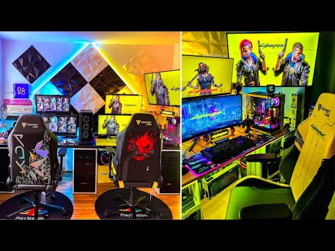 DIY Gaming Room setup Design | Small Room Makeover Ultimate Gaming Room Setup | Pro Build