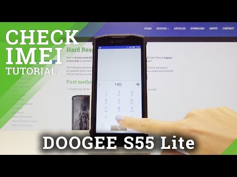 DOOGEE S55 Lite How to Check IMEI & Serial Number