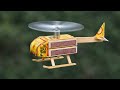 How To Make Flying Matchbox Helicopter Diy Toy Helicopter