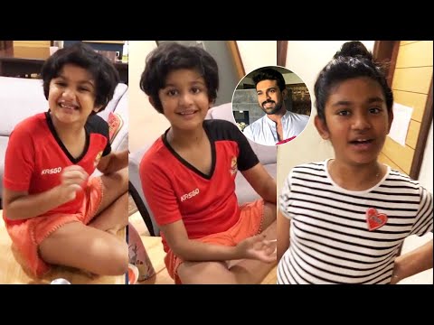 Ram Charan Making Fun With His Nieces | Manastars
