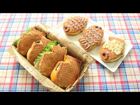 【スイーツレシピ】たい焼サンドイッチ　TAIYAKI  sandwich