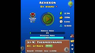 ACHERON GOT UPDATED FOR 2.2! (Joke) #shorts #geometrydash #acheron #gdcolon #joke