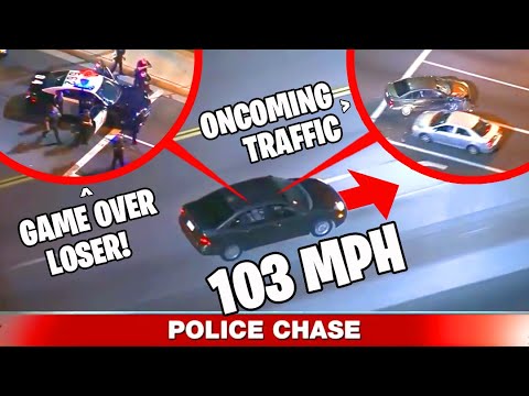SPEEDING Suspect In A Ford Focus Leads An EPIC Police Chase DRIVING INTO ONCOMING TRAFFIC Until...