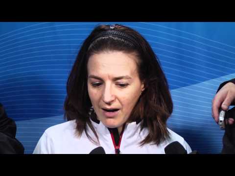 2012 Ford World Women's Curling Championship Bronze Medal Media Scrum