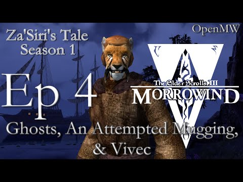 Let's Play Morrowind S1 Ep 4: Ghosts, An Attempted Mugging, & Vivec