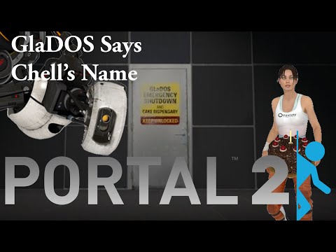 Portal 2 Cut Content | The Only Time GlaDOS Says Chell…