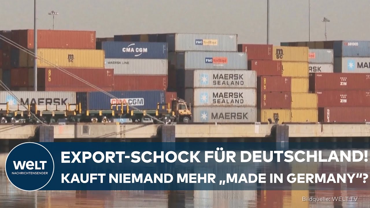 DEUTSCHLAND: Exporte im freien Fall – Neue Zahlen zeigen stärksten Rückgang seit anderthalb Jahren!