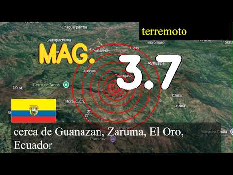 😱🚨  Terremoto cerca de Guanazan, Zaruma, El Oro, Ecuador actualizaciones en vivo hoy: Terremoto de m