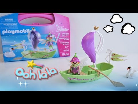 Playmobil Fairies Fairy Boat Carry Case 9105 Unboxing