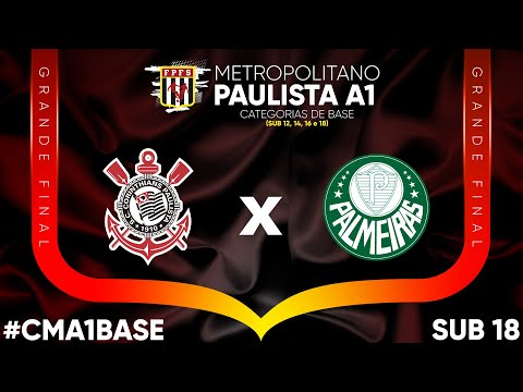 METROPOLITANO SÉRIE A1 - CORINTHIANS X PALMEIRAS -  SUB 18 - #CORINTHIANS  #PALMEIRAS #FPFS