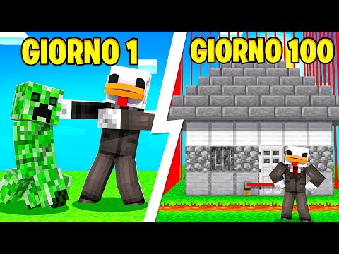100 GIORNI IN UN MONDO PIATTO SU MINECRAFT