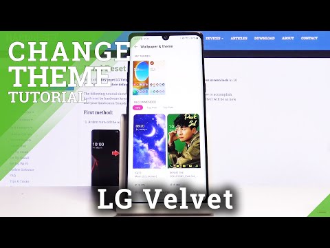 How to Restore Default Theme in LG Velvet – Theme Settings