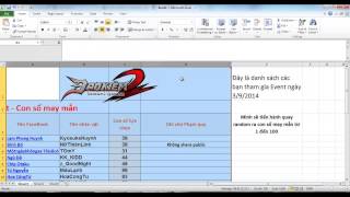 Kết quả Event - Con Số May Mắn ngày 03/09/2014