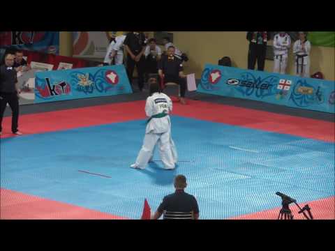 EC2016 Women 55 60kg Lídia Körmöndi Hungary AKA Vs Camille Haddouche France SHIRO