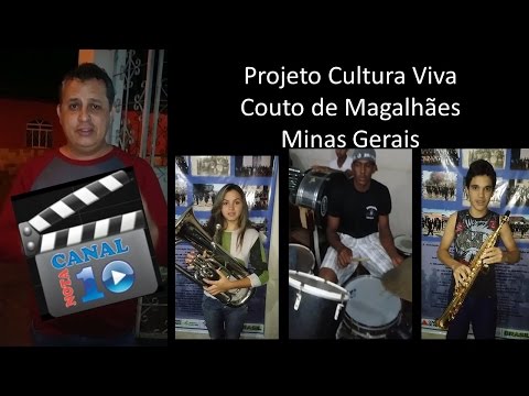 Junior Ernandes - visita Projeto Cultura Viva (Couto de Magalhães - MG)