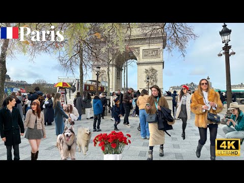 2 February 2026 PARIS 🇫🇷 FRANCE 4K HDR WALK STREET WALK TOUR REAL PARIS WALK 