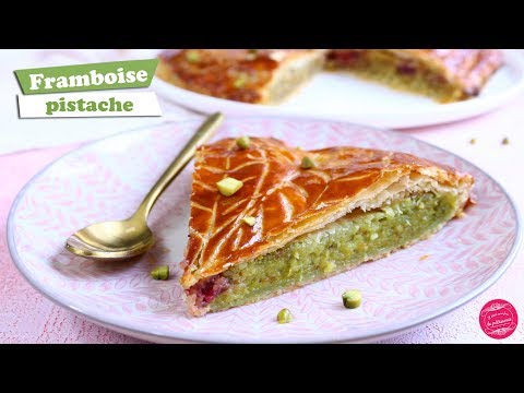 👑 RECETTE de GALETTE des ROIS PISTACHE FRAMBOISE FACILE et RAPIDE 👑