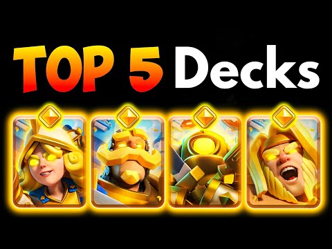 Top 5 BEST Decks for Every Hero in Clash Royale 