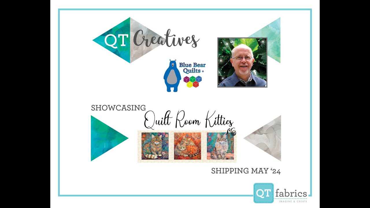 QT Creatives Reveal – Quilt Room Kitties with Blue Bear Quilts