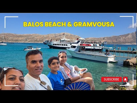 Cruise to Balos & Gramvousa 🌊⛴️ | Crete Greece Family Trip | Stunning Views & Island Adventure.!