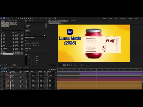 How to Use Luma Mattes in After Effects 2025 #aftereffects #lumamatte