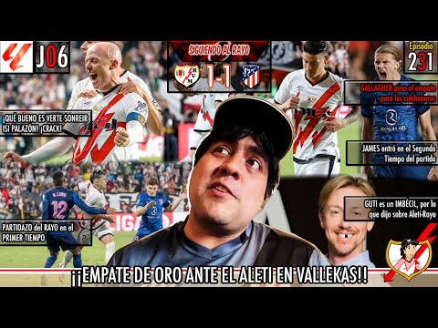 EMPATE de ORO ante el ALETI | Rayo Vallecano 1-1 Atl Madrid | J06 - 2024/25 | Reaccion argentino
