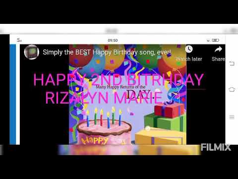 HAPPY 2ND BIRTHDAY RIZALYN MARIE..LOVE U MWAAHH
