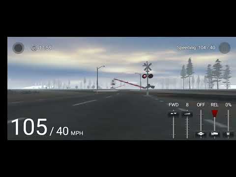 105 mph Amtrak power move