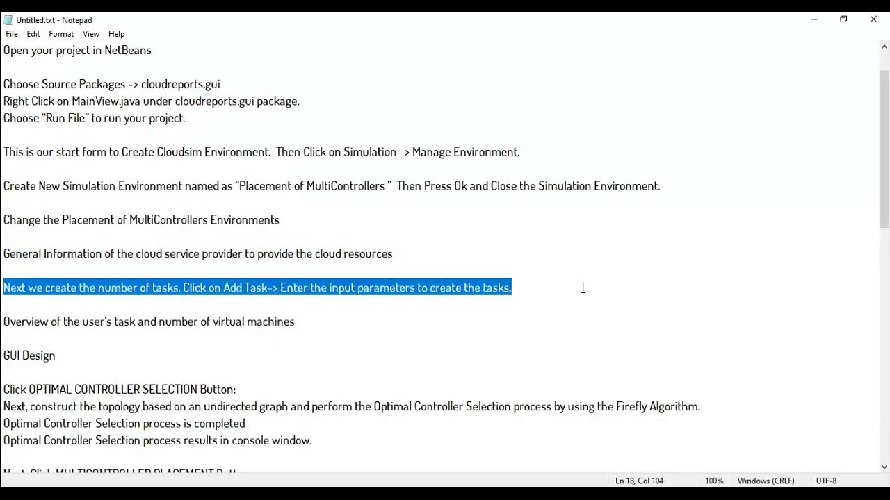 Analysis of SDN Multi Controller Placement Simulation