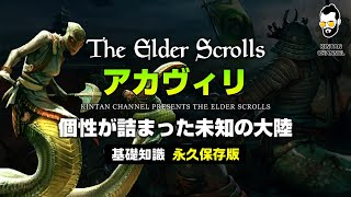 【スカイリムが100倍楽しくなる】種族解説⑤ アカヴィリとアカヴィル【The Elder Scrolls】オブリビオン TES6 TESO