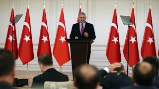 Başbakan Yıldırım, oda ve borsa başkanlarını kabulünde konuştu