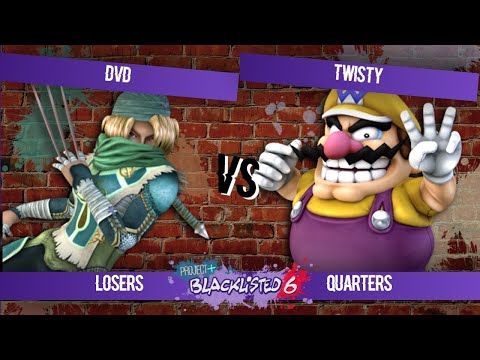 Blacklisted 6 LQ - dvd (Sheik) vs Twisty (Wario)