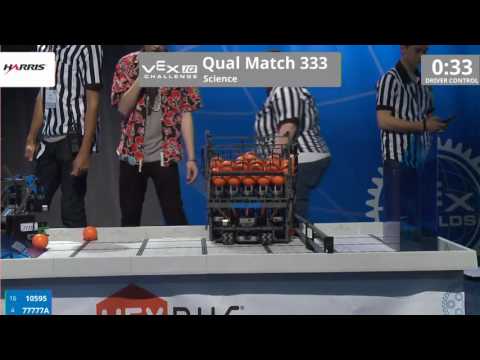 VEX Worlds 2016 - VEXIQ Middle School - Science - Qual 333 (10595 77777A) 139