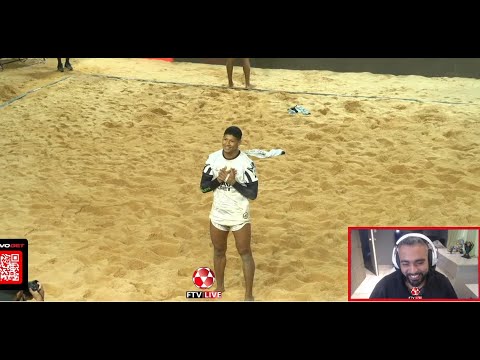 SEMI ÉPICA - Índio e Felipe x Beguinha e Iago - Brasil Open de Futevôlei - React FTV Ep. 874
