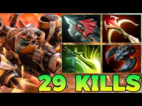 29 Kills Gyrocopter Epic Comeback ! Gyrocopter Dota 2 Safelane Carry Build Guide Gameplay Build 7.39