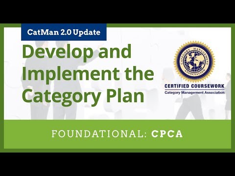 Develop and Implement a Category Plan Course Preview