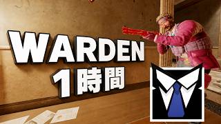 1時間 WARDENだけ【シージ/R6S】