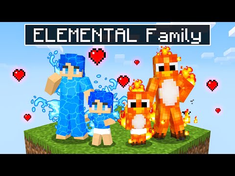 Elemental Family Showdown in Minecraft