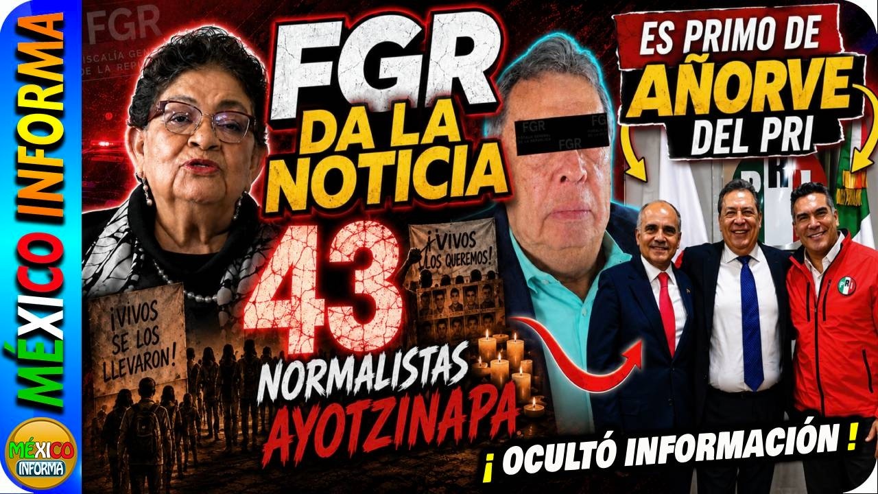 ERNESTINA GODOY DA LA NOTICIA. CAE EX-GOBERNADOR POR OCULTAR INFORMACIÓN DE LOS 43 NORMALISTAS.