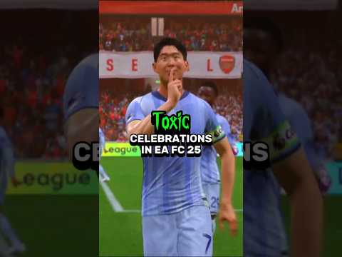 Toxic celebrations in EA FC 25 ☠️☠️ #eafc25