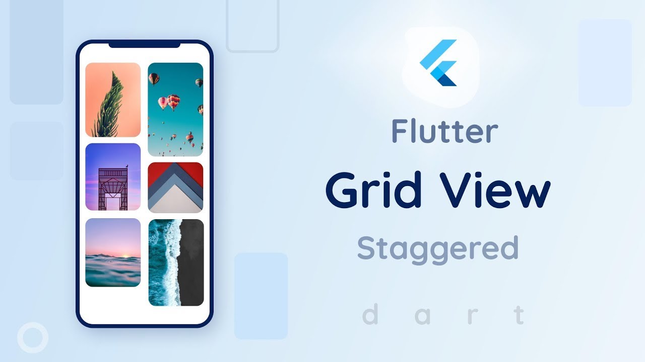 Flutter E commerce App Grid View Example for Beginners
