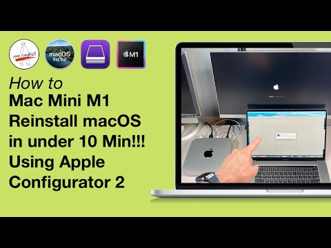 Mac Mini M1: macOS in 10 Minuten neu installieren! Apple Configurator 2 mit einem zweiten Mac ver...