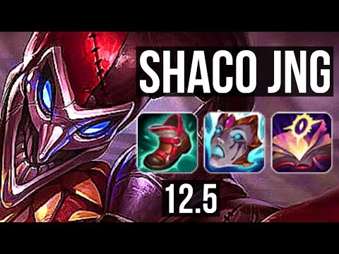 SHACO vs EVELYNN (JNG) | 8/0/7, 2.7M mastery, 1400+ games, Legendary | EUW Diamond | 12.5