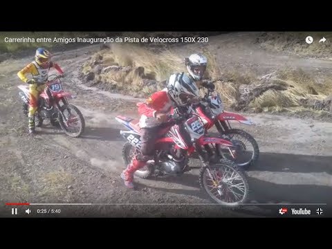 Carrerinha entre Amigos Inauguração da Pista de Velocross  150X 230