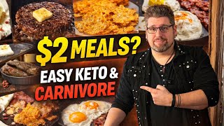10 Lazy Keto & Carnivore Meals Anyone Can Make (Cheap & Fast)